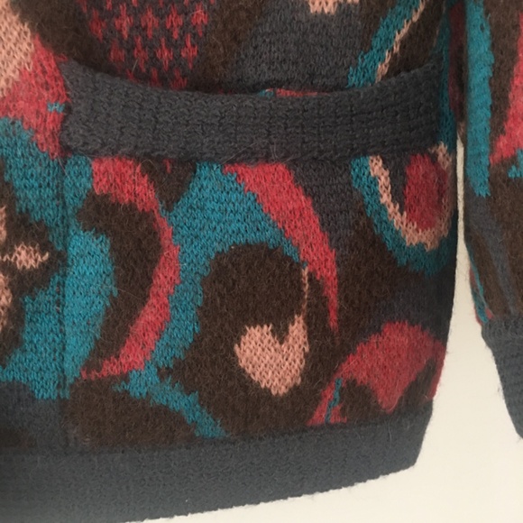 Vintage Mixage 1980 lambswool and angora sweater cabincore - Picture 5 of 12